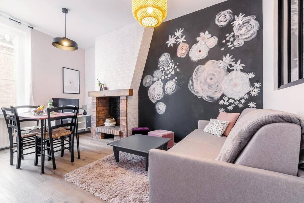 Charmant 2 Pieces, 2 Couchages Sejour Glamour Apartment อาเมียงส์ ภายนอก รูปภาพ